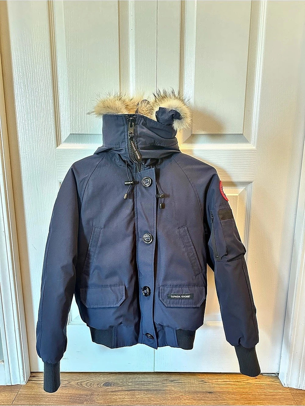 Canada Goose Chilliwack Bomber Fusion Fit Jacket Navy Blue Small